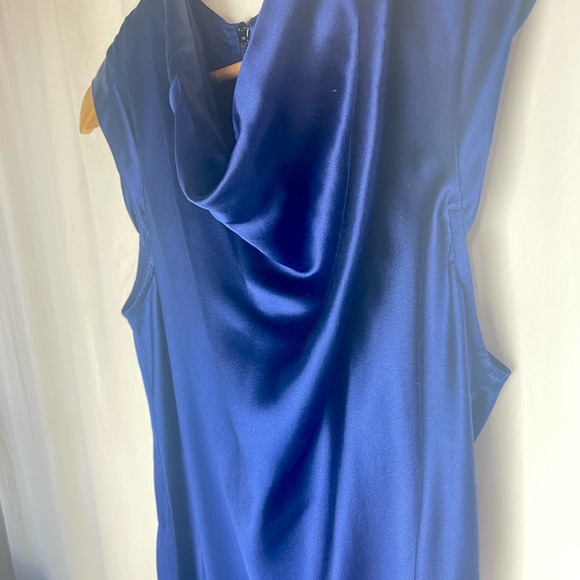 Haute hippie cowl neck Back zip Silk Cap sleeve dress 2 - Picture 7 of 13